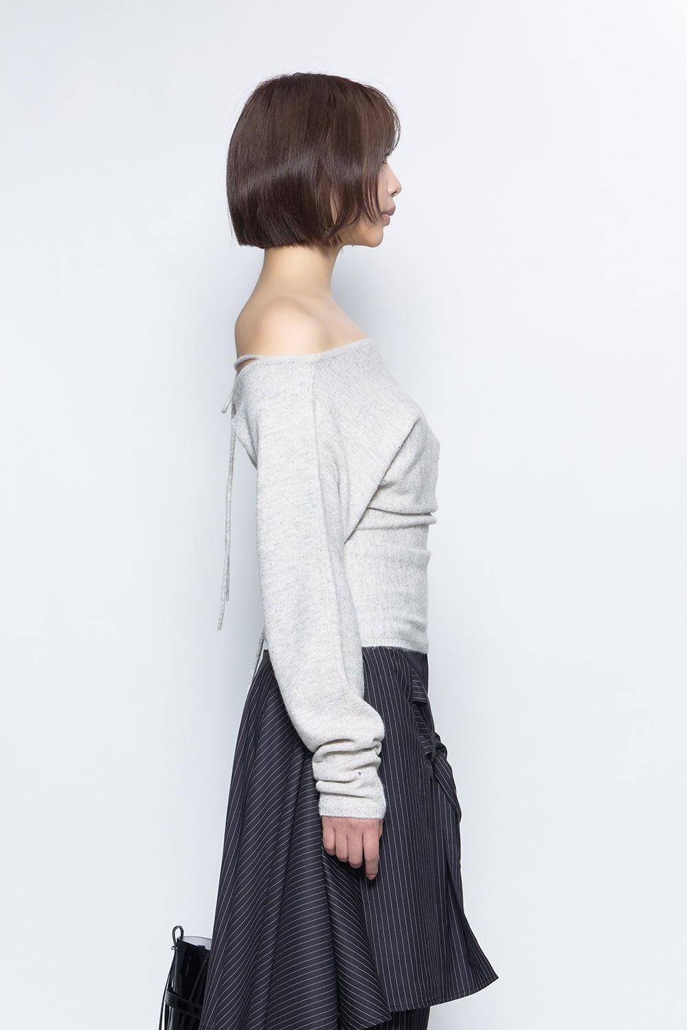 S sequin offshoulder knit