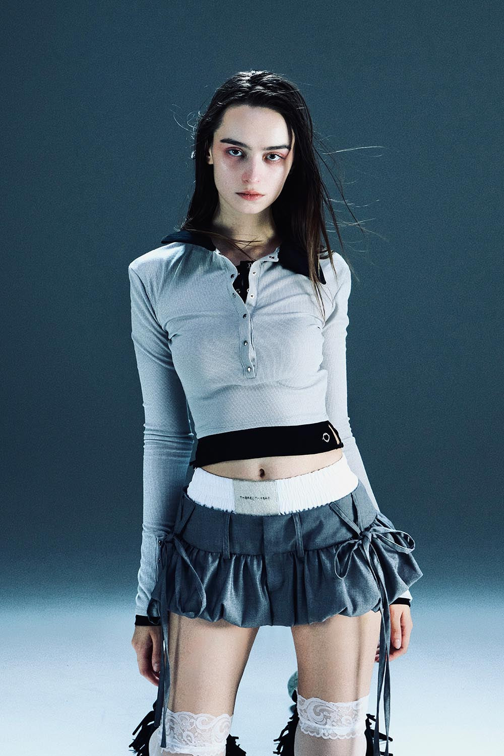 S layered balloon skirt