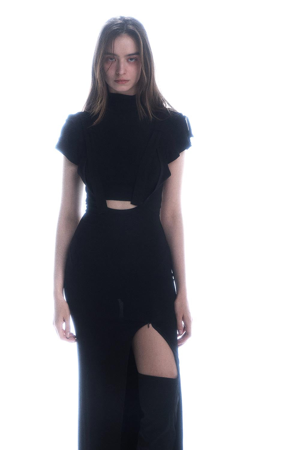 S shoulder harness dress