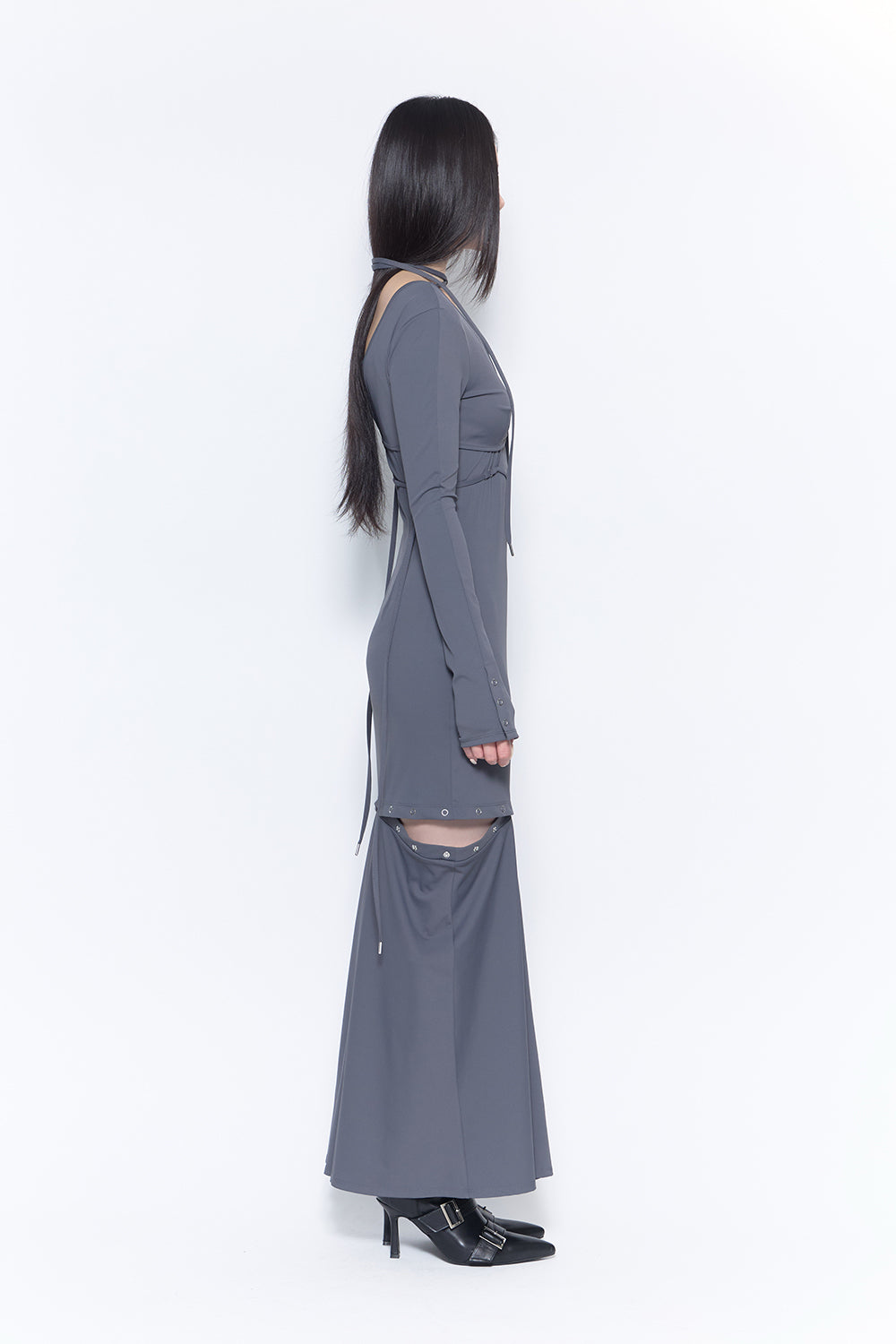 THEREDTHREAD / ザレッドスレッド】neck wrap strap onepiece