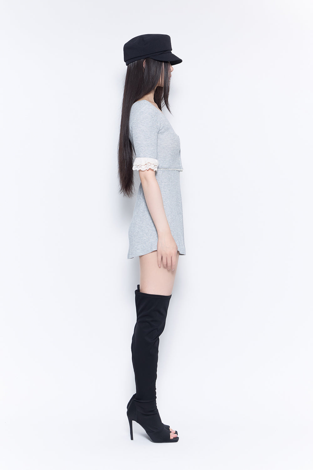 convertible laced dress mini