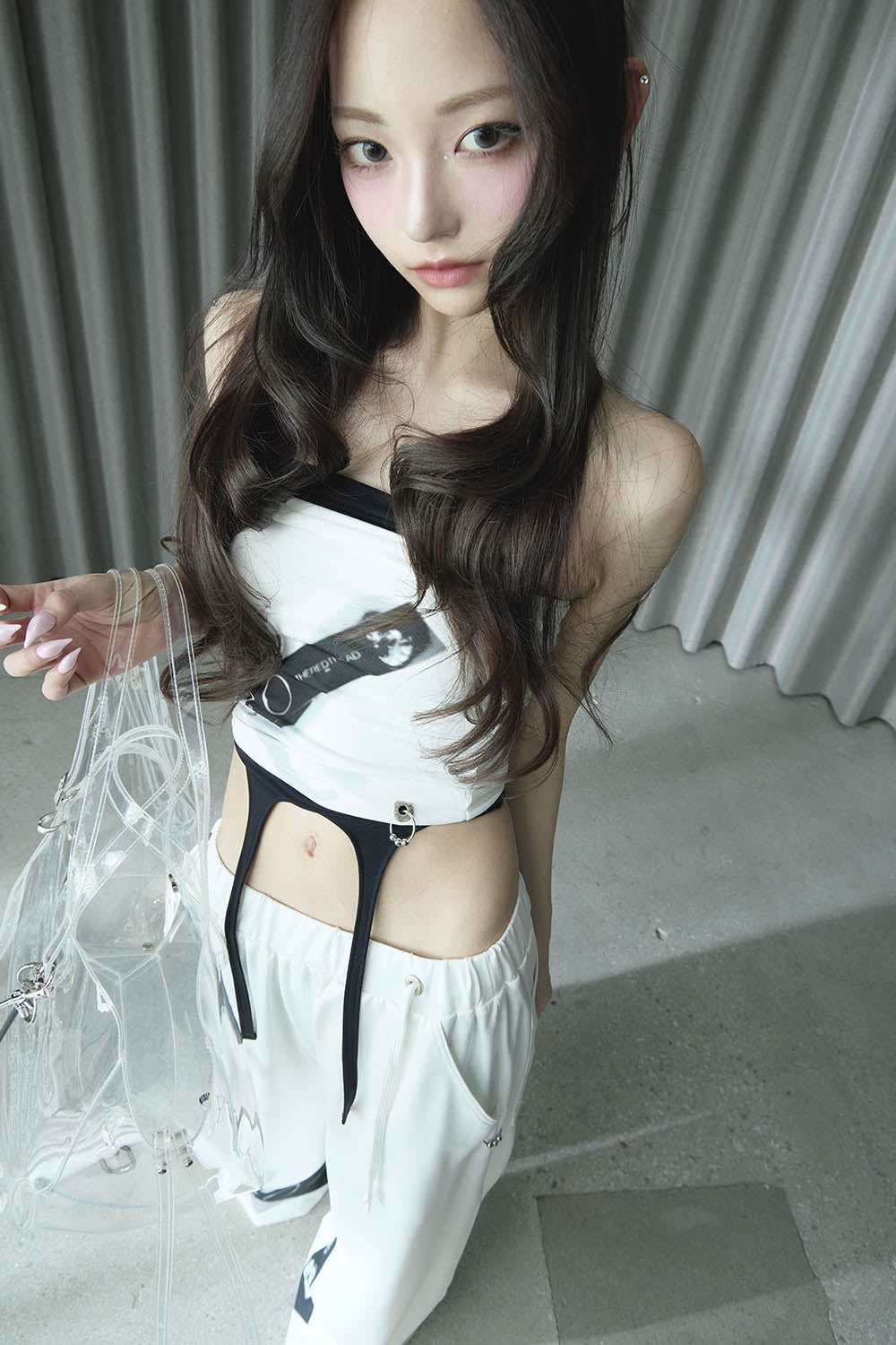 トップス theredthread S print tops charm THEREDTHREAD / ザレッドスレッド】S print tops charm