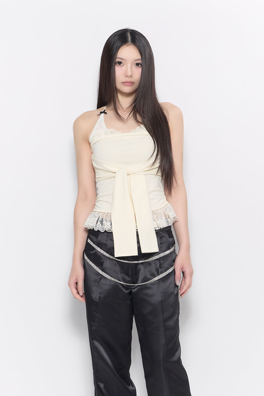 THEREDTHREAD / ザレッドスレッド】layered knot tops