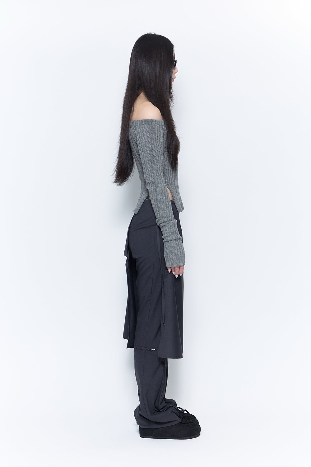 THEREDTHREAD S structured slacks pants 【公式通販】