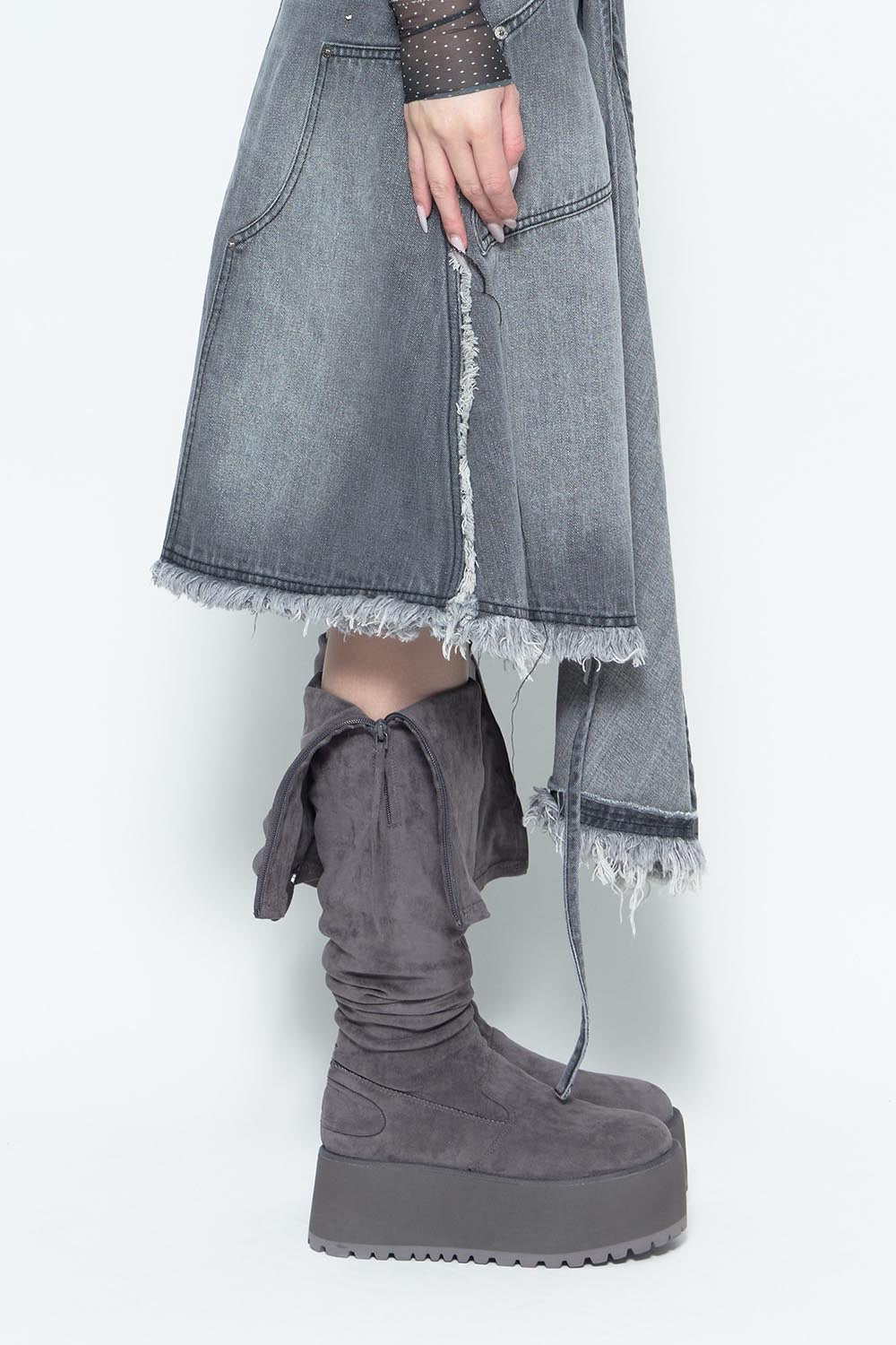 靴 36 theredthread S open morph boots heart THEREDTHREAD / ザレッドスレッド】S open morph boots heart