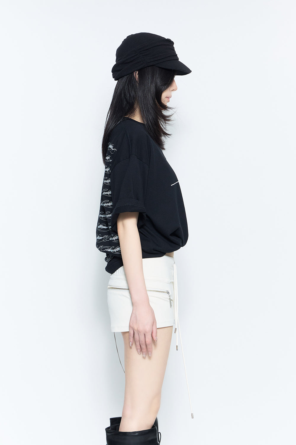 THEREDTHREAD】trace cross big tee