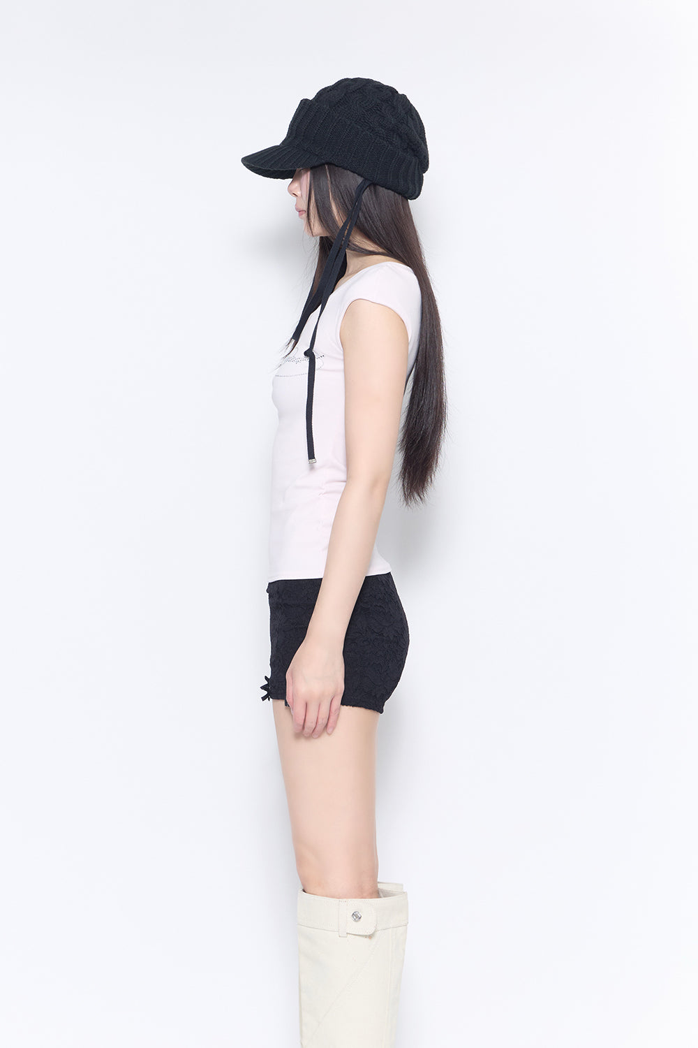 slim fit logo tops