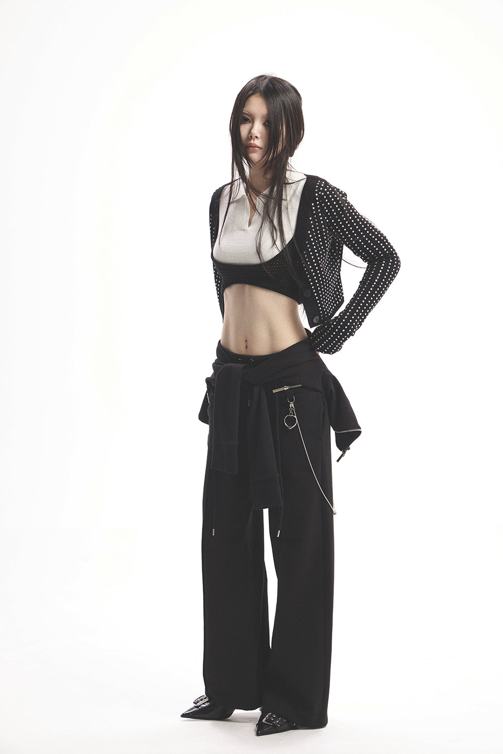 S chain jersey pants