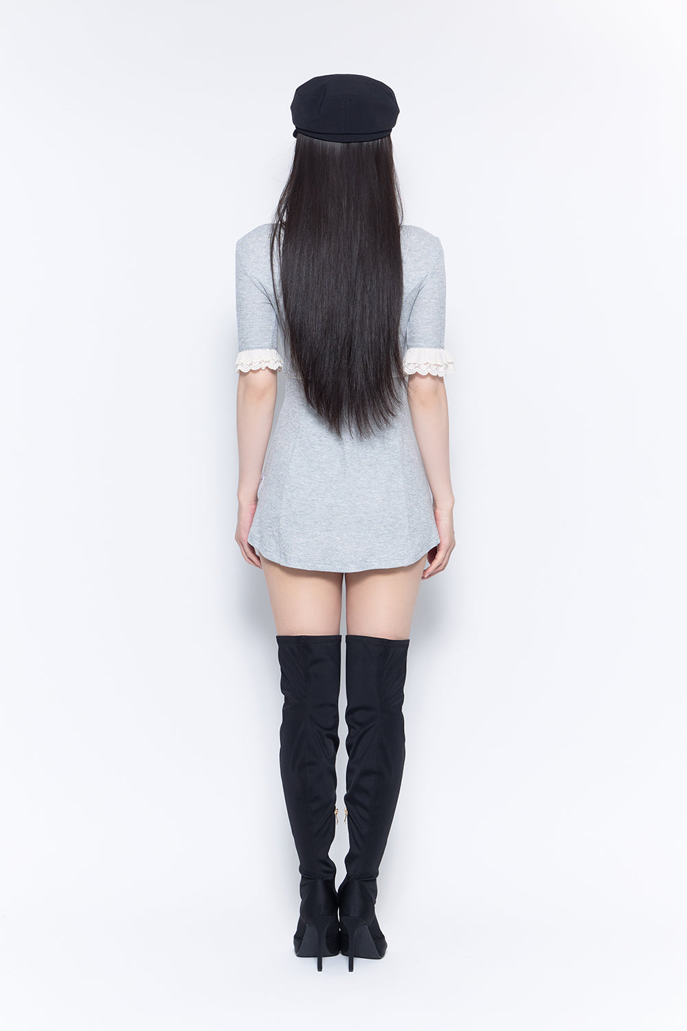 convertible laced dress mini