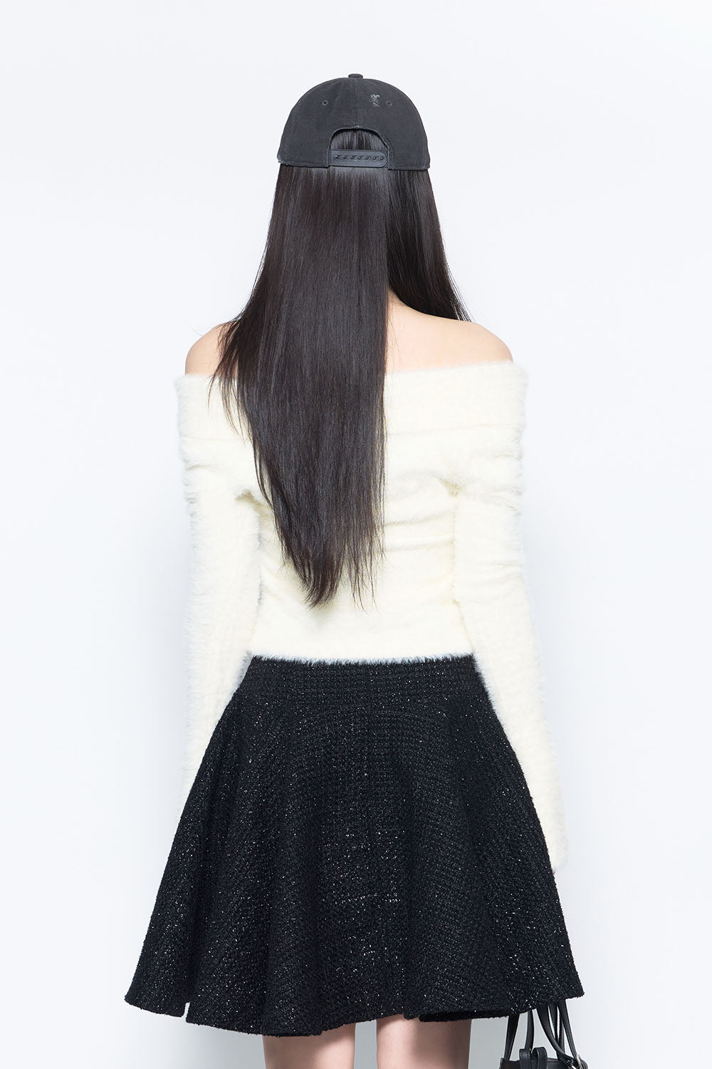 トップス S fluffy knit tops theredthread Black トップス theredthread S fluffy knit tops black THEREDTHREAD / ザ