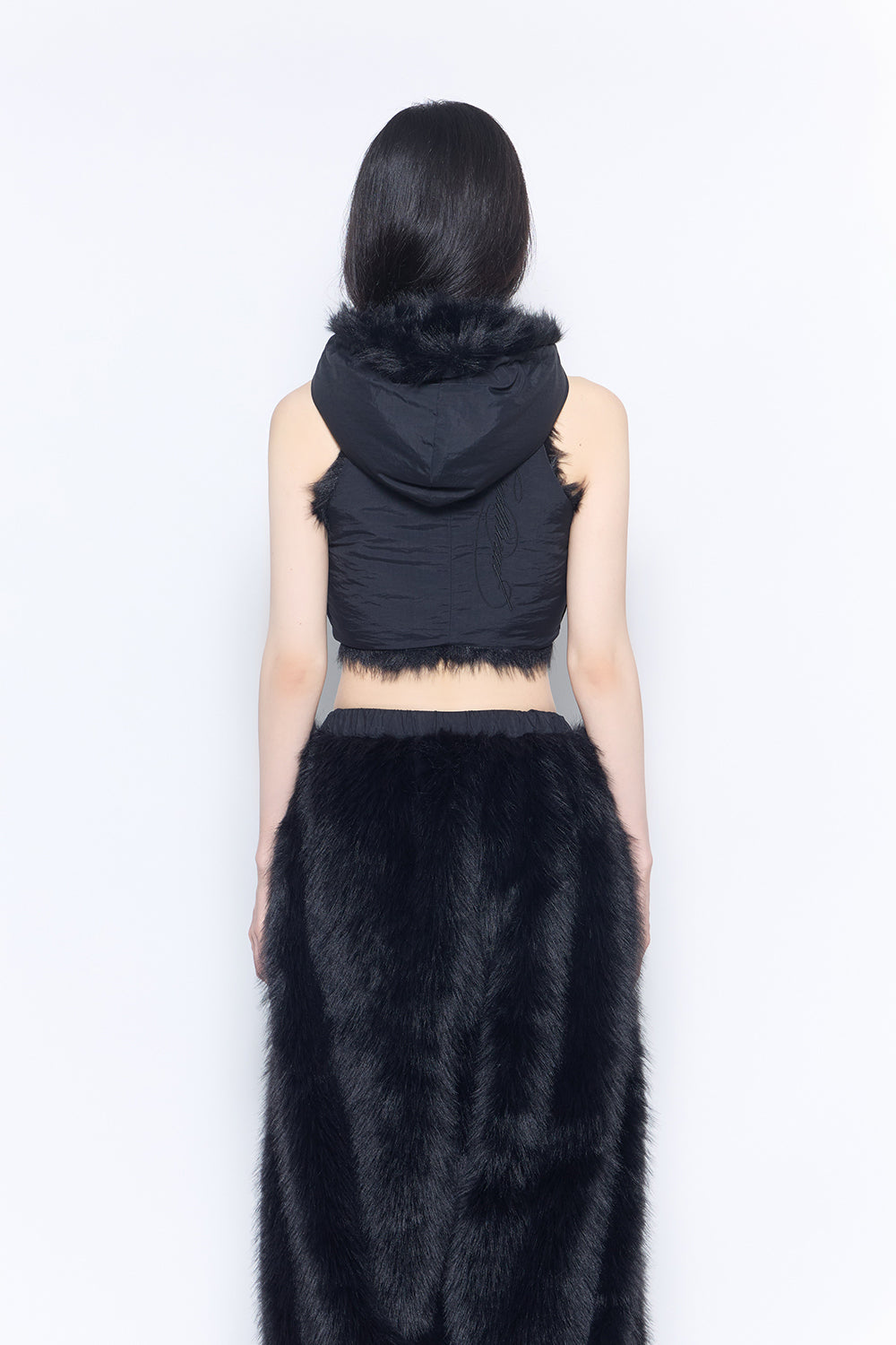 flip fur vest