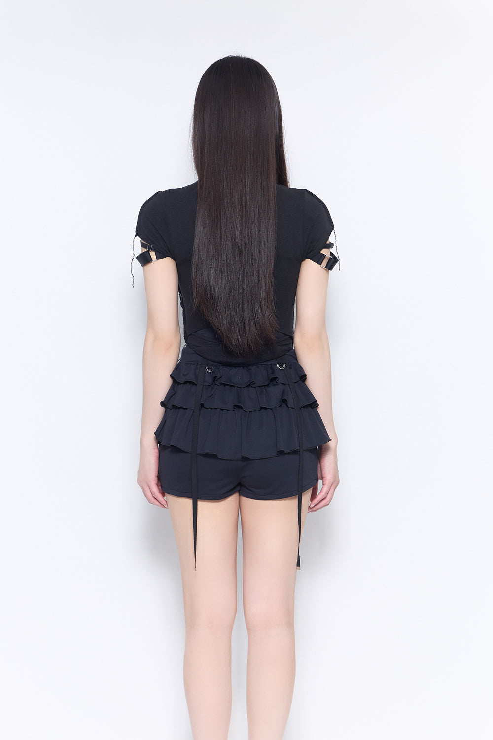 double button curve tops