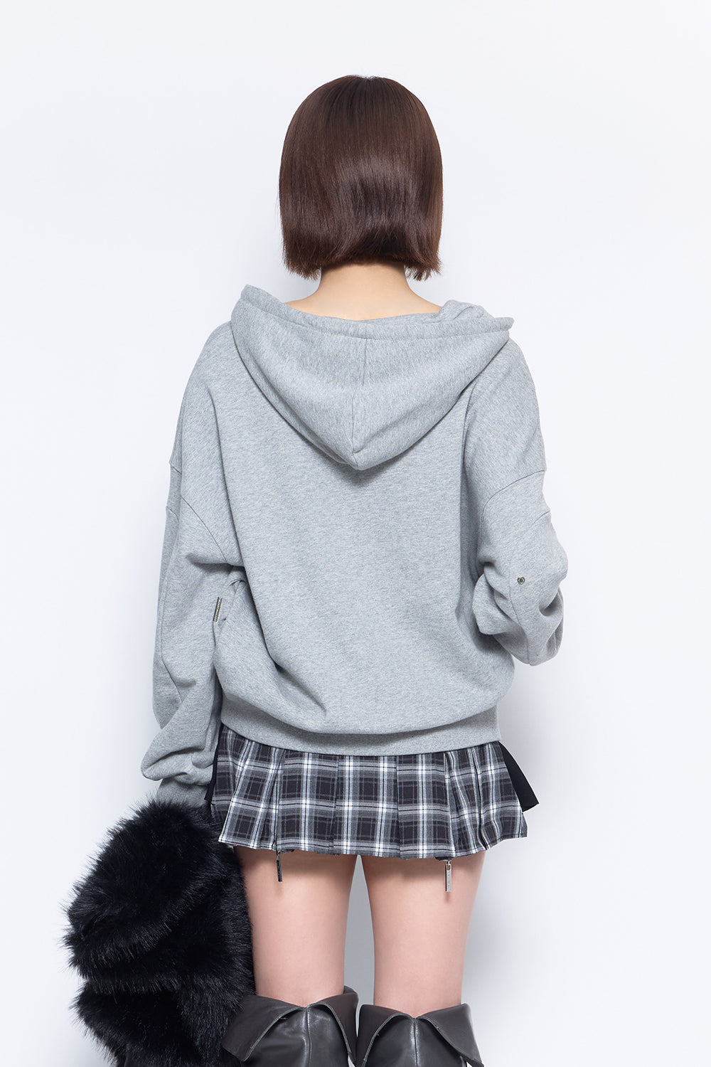 THEREDTHREAD / ザレッドスレッド】S w zip hoodie long
