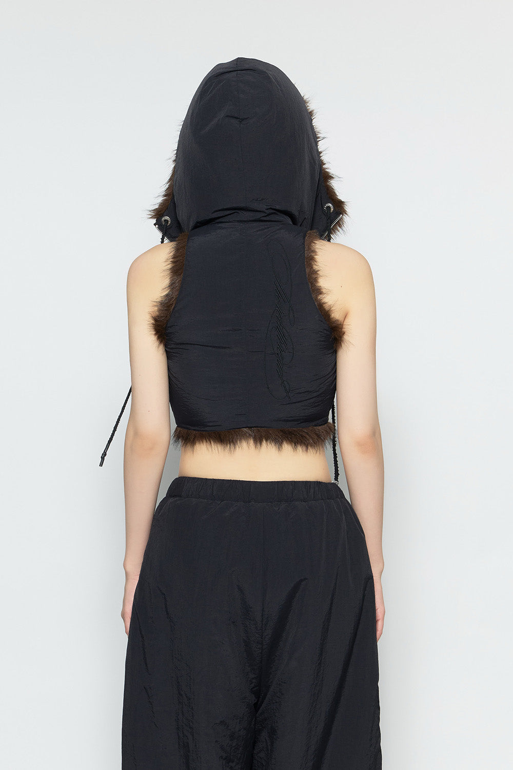 S flip fur vest