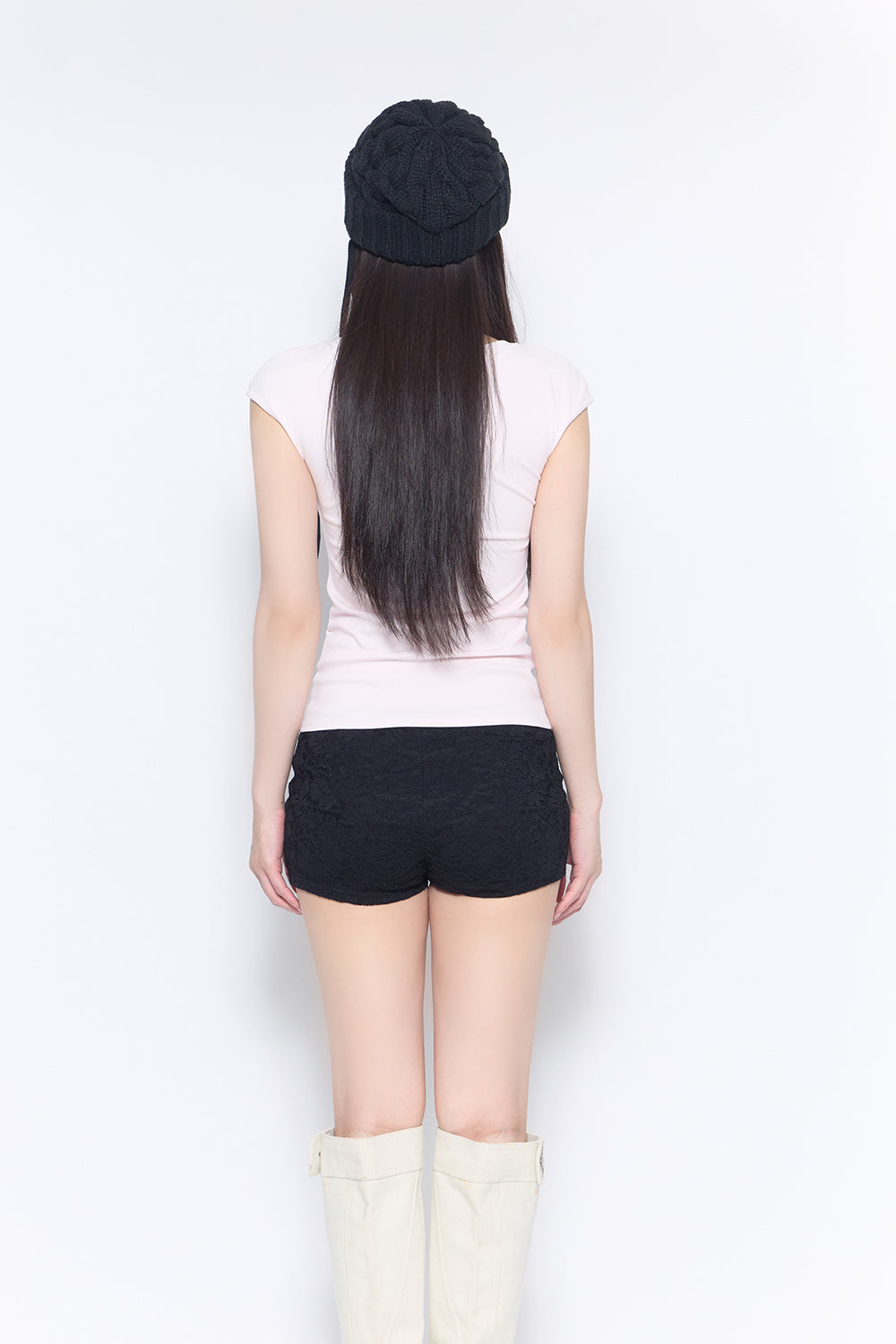 slim fit logo tops