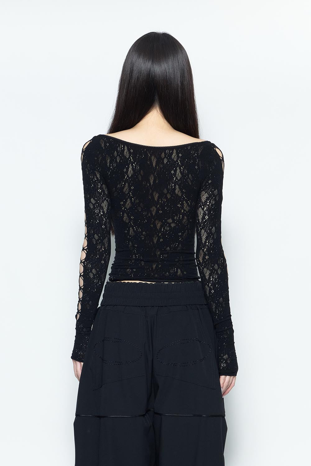 S ruched sculpt body lace