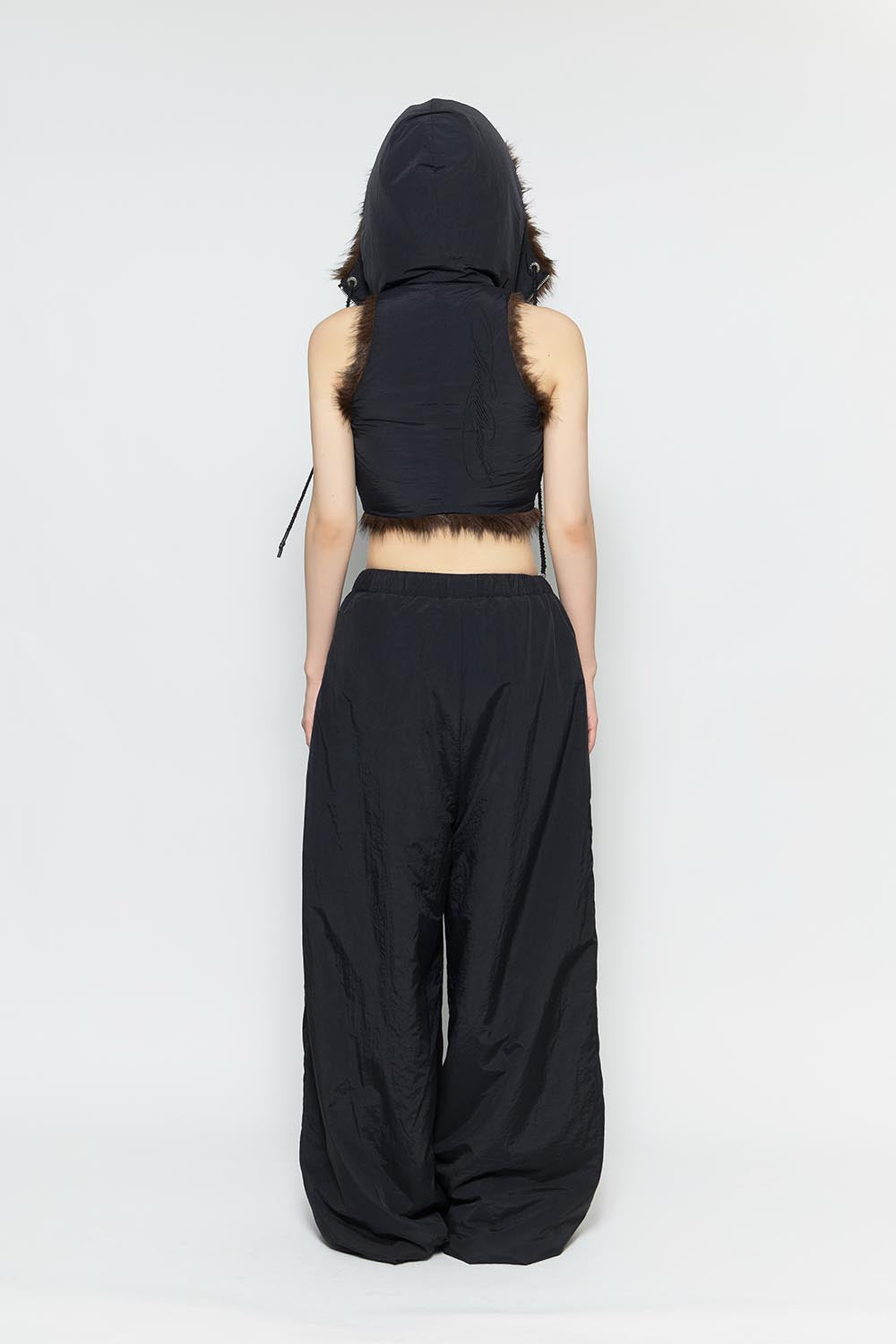 S flip fur pants