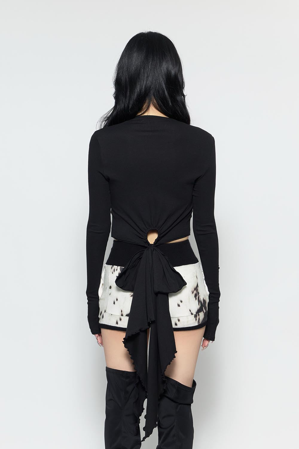 THEREDTHREAD / ザレッドスレッド】S ribbon tail tops