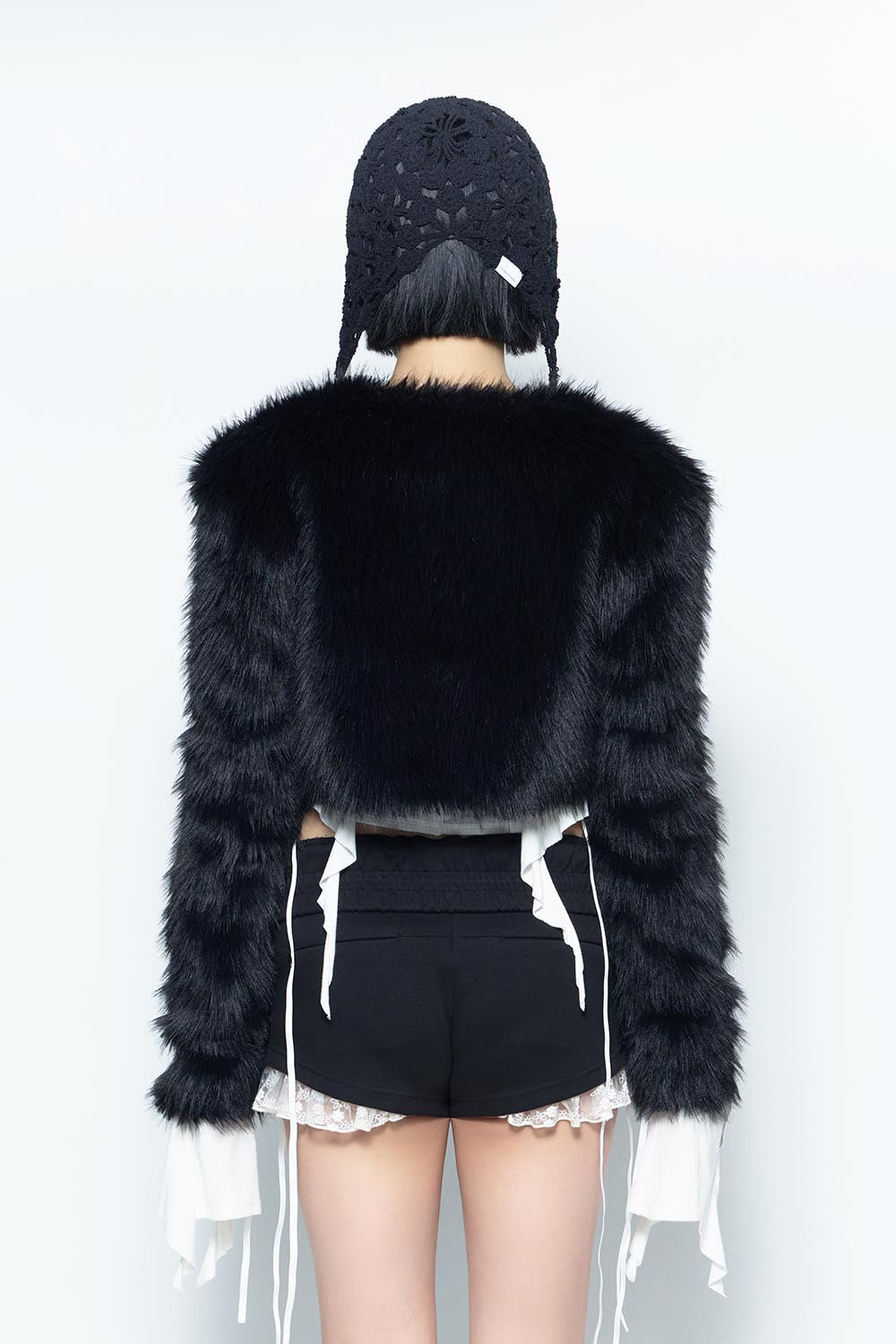 S fur jacket short