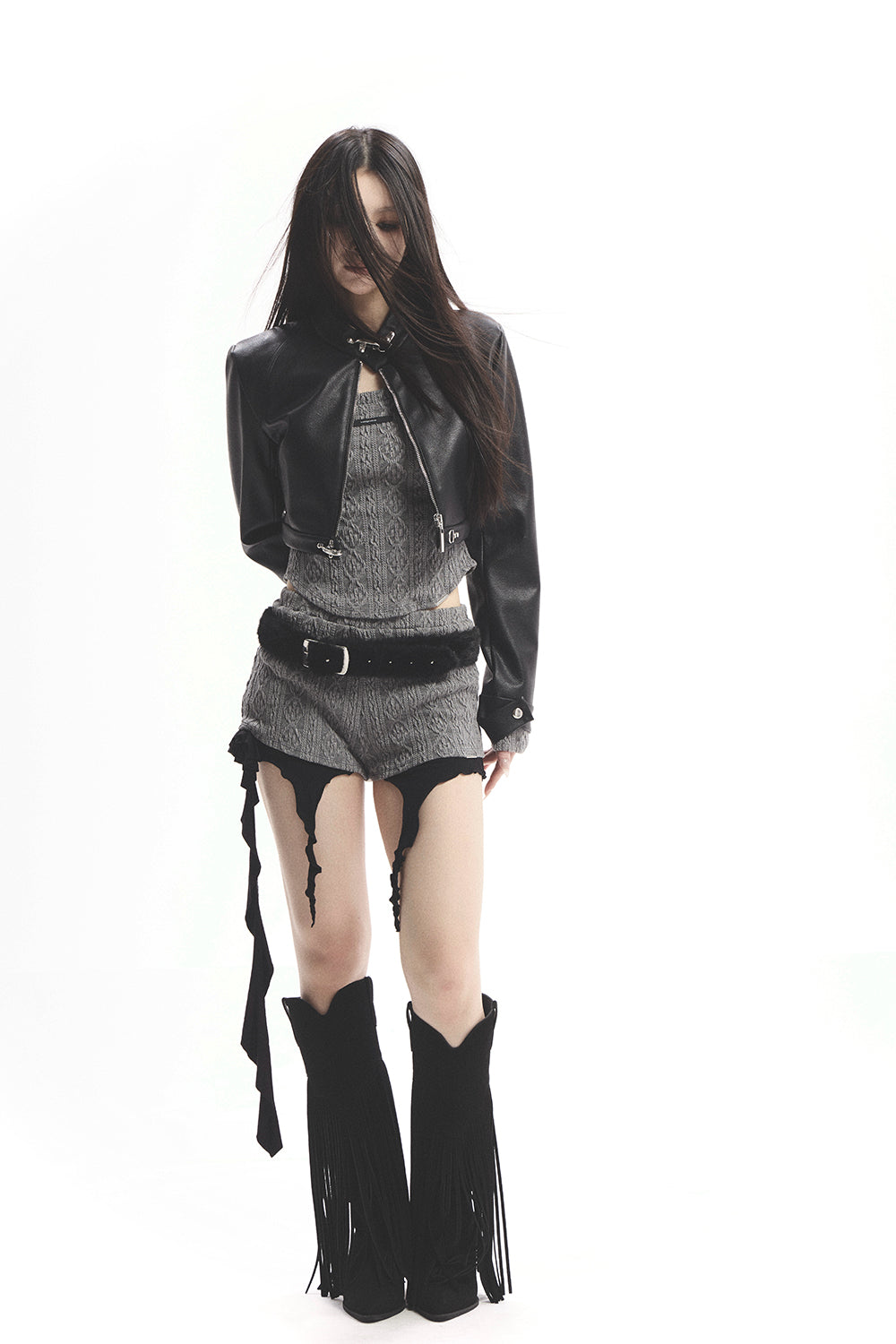 S cable knit ensemble