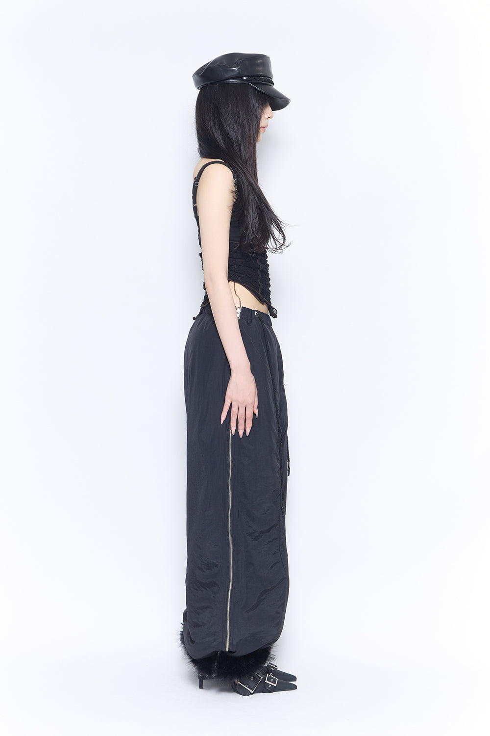 flip fur pants