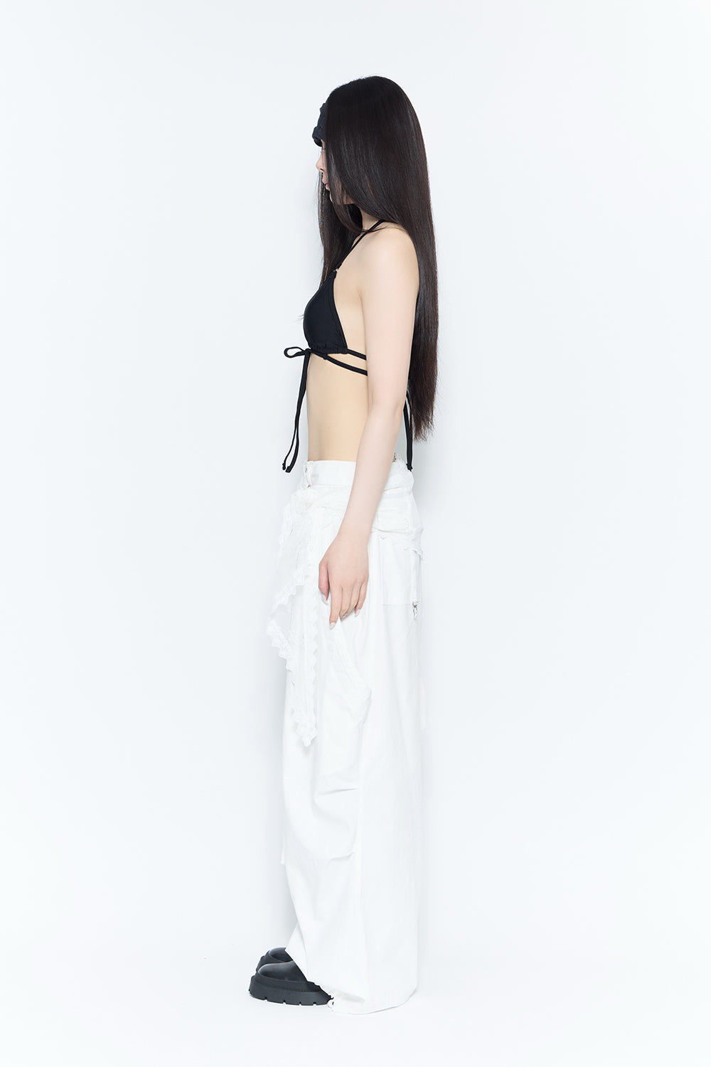 veil cargo pants scarf set