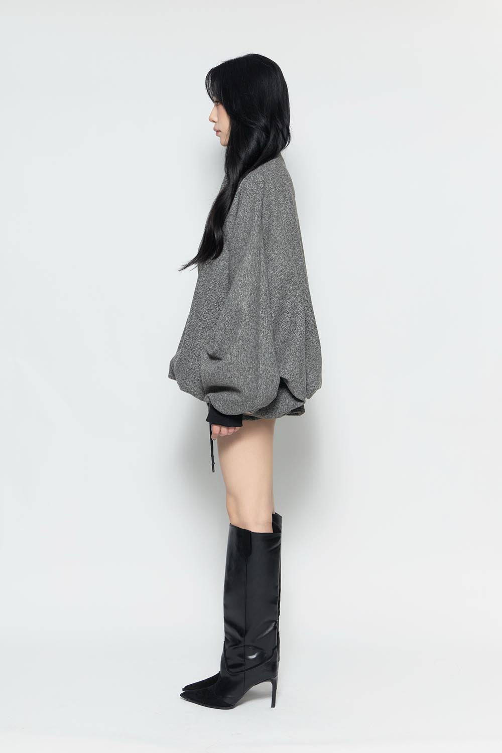 S tweed structure shorts