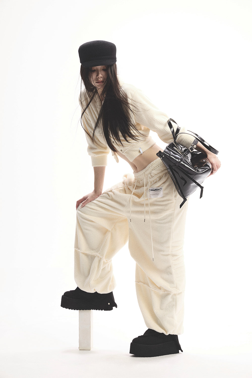 S double drawstring pants