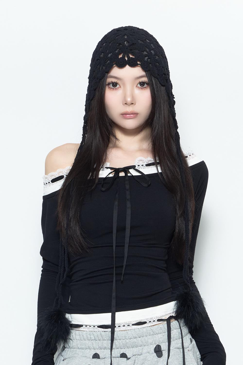 S crochet beanie