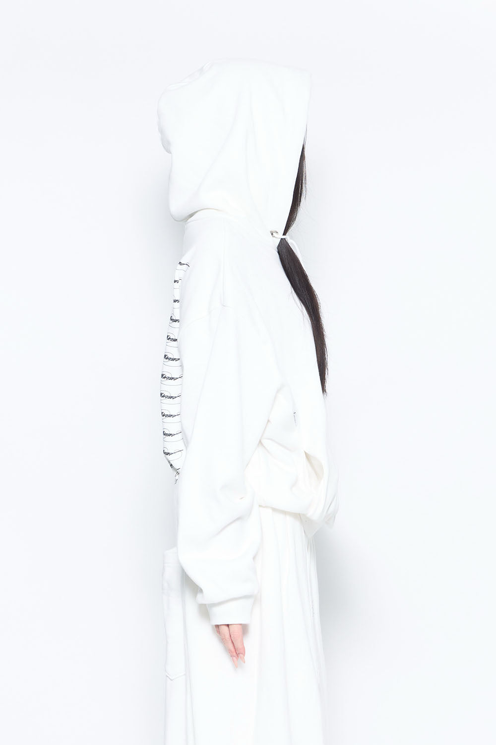 S logo pullover hoodie