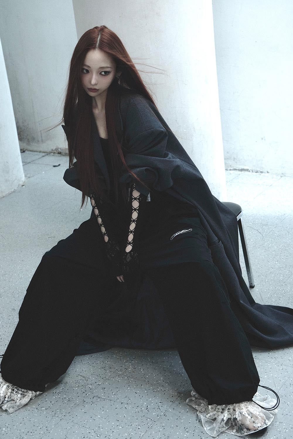S maxi tailored coat