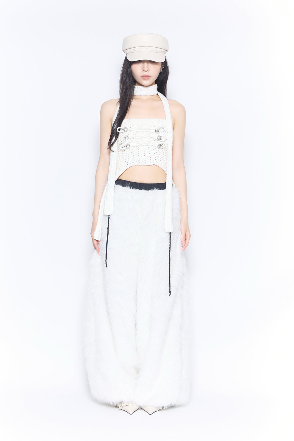 flip fur pants
