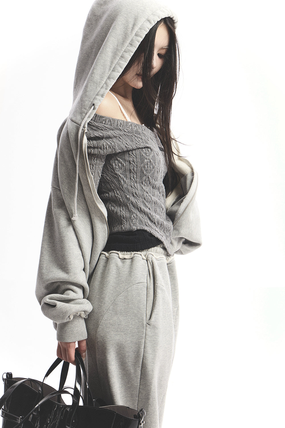 S cable knit ensemble