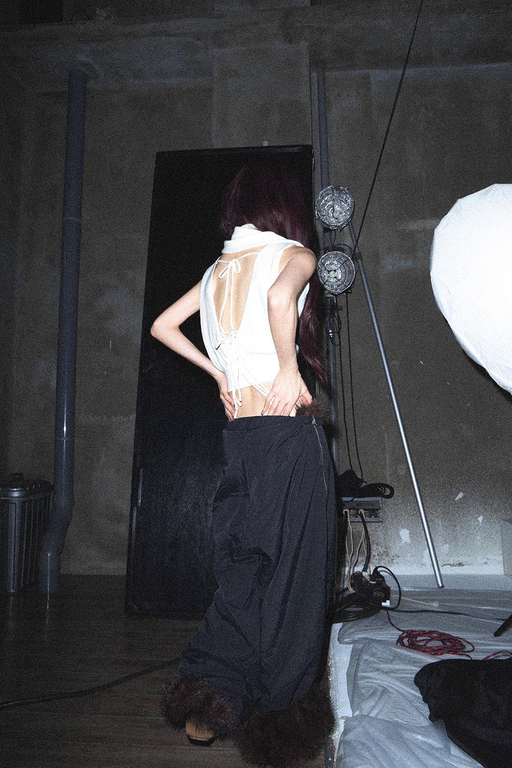 S backless knit tops
