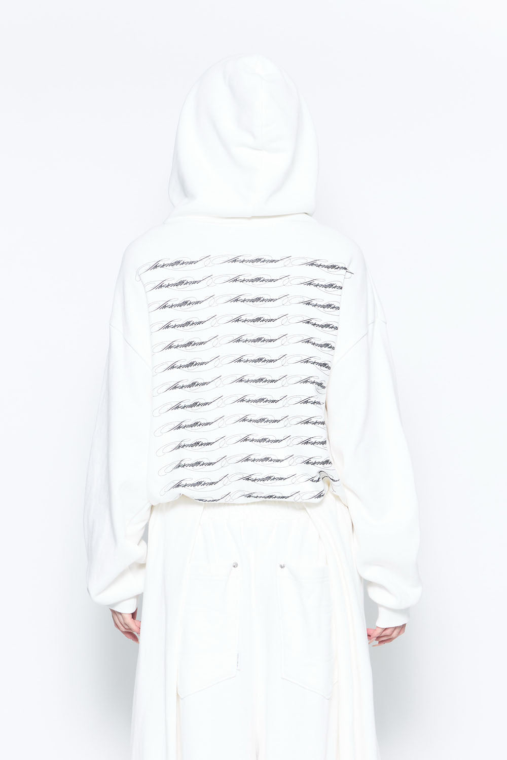 S logo pullover hoodie