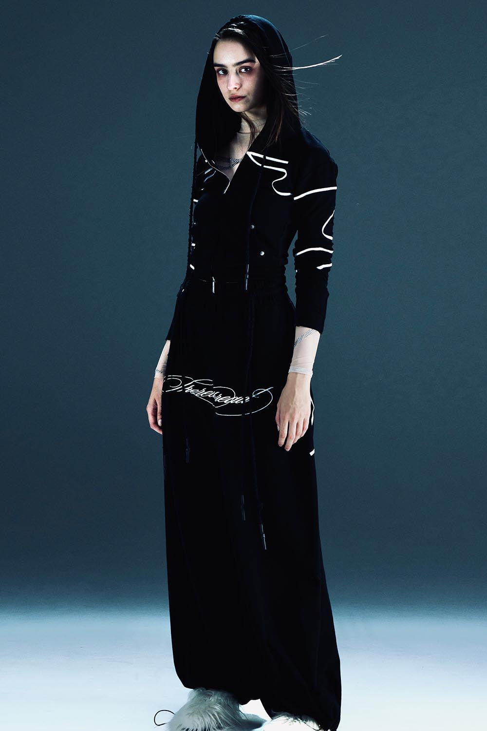 S embroidery ribbon pants
