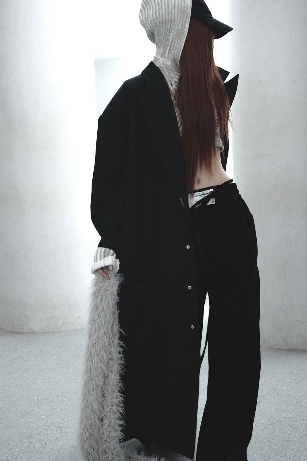 S maxi tailored coat