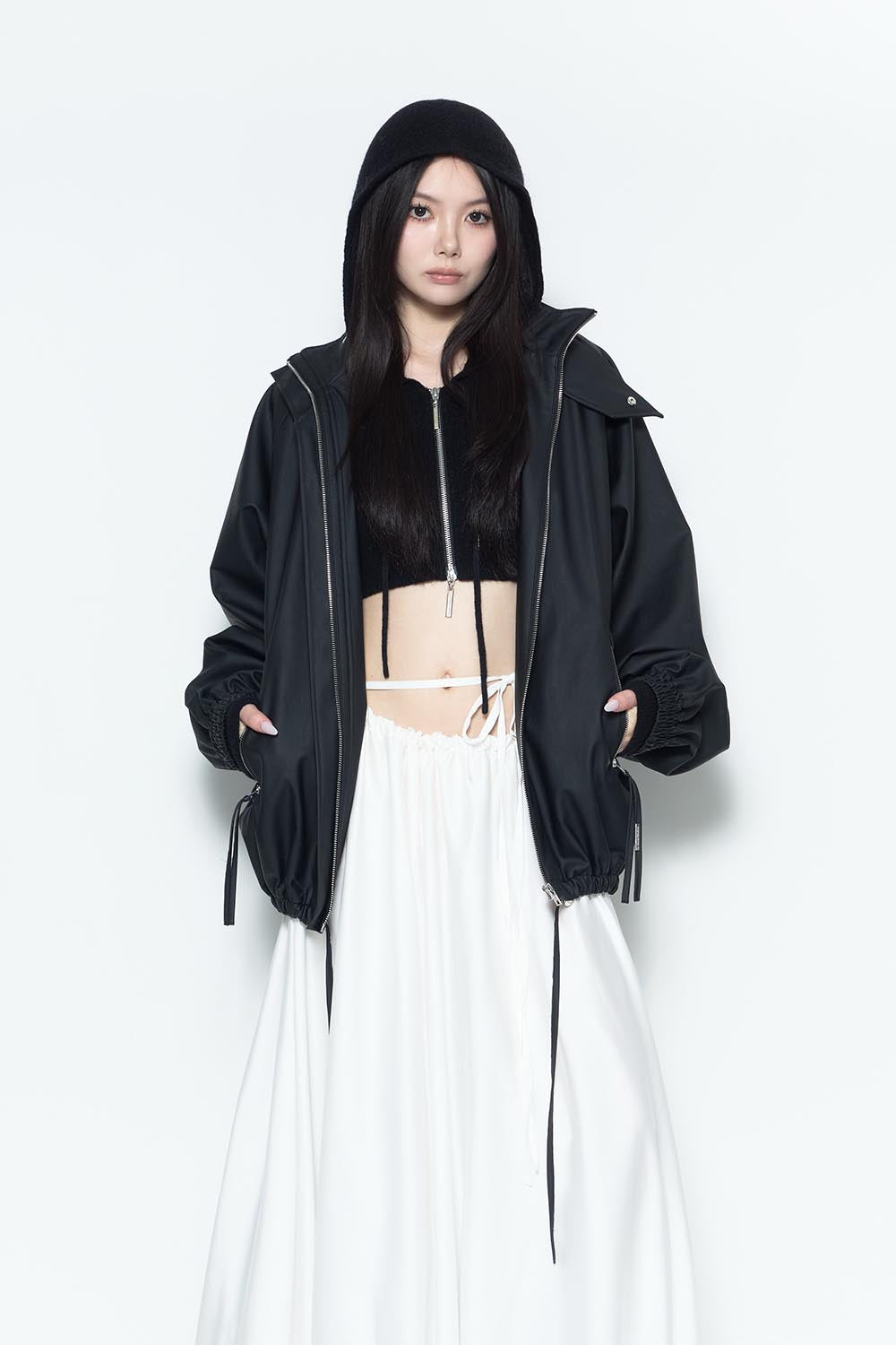 S overfit stitch jacket