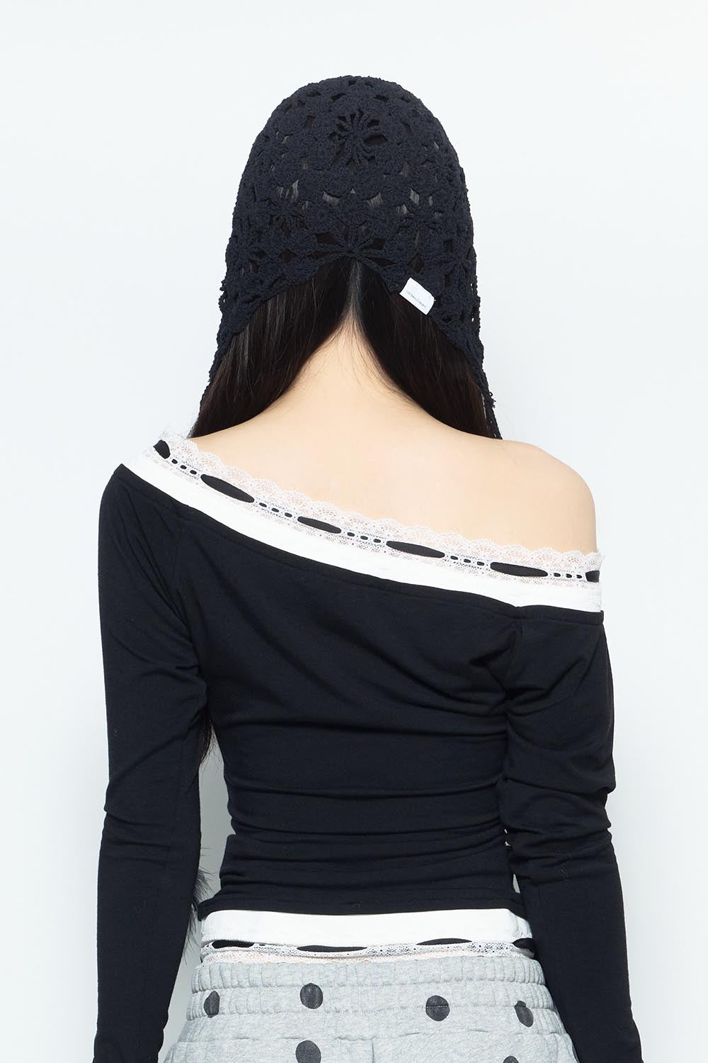 S crochet beanie