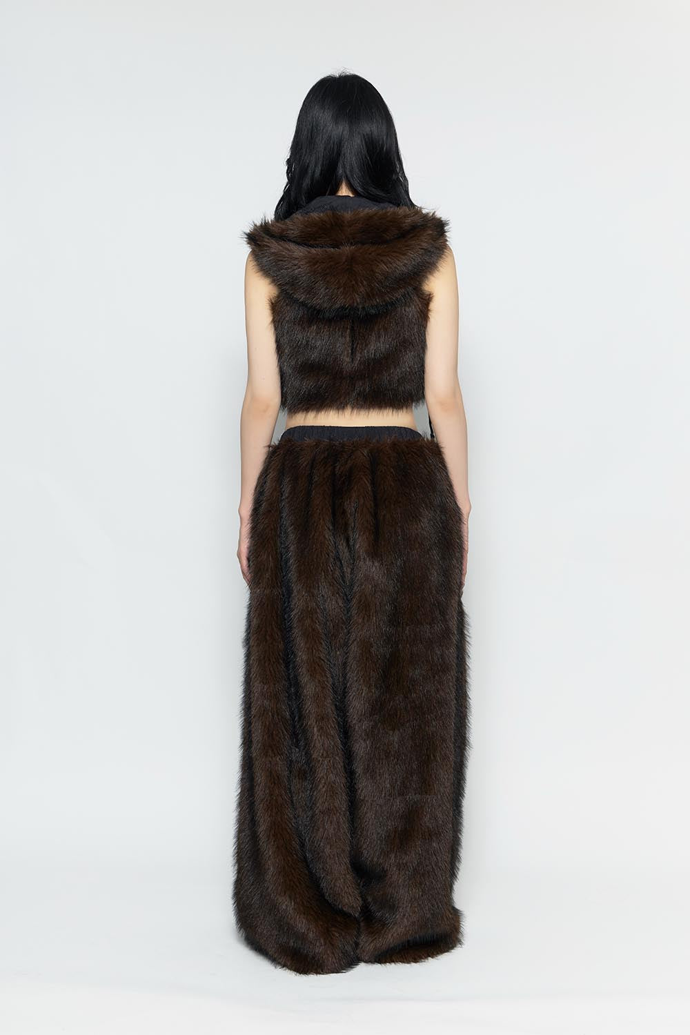 S flip fur pants