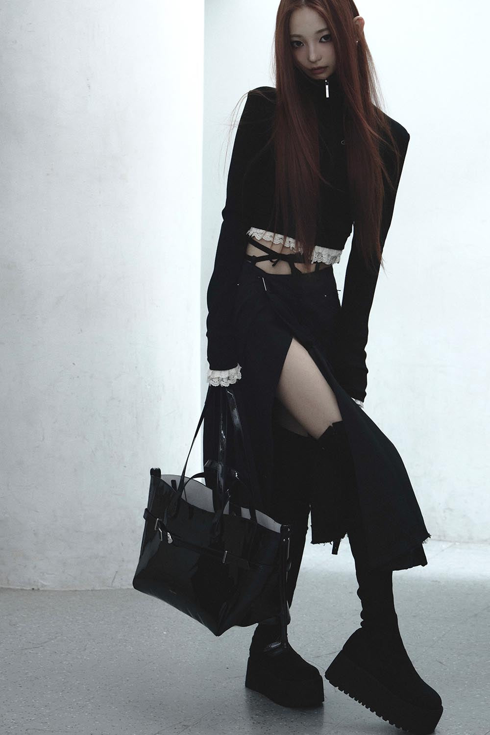 靴 36 theredthread S open morph boots heart THEREDTHREAD / ザレッドスレッド】S open morph boots heart