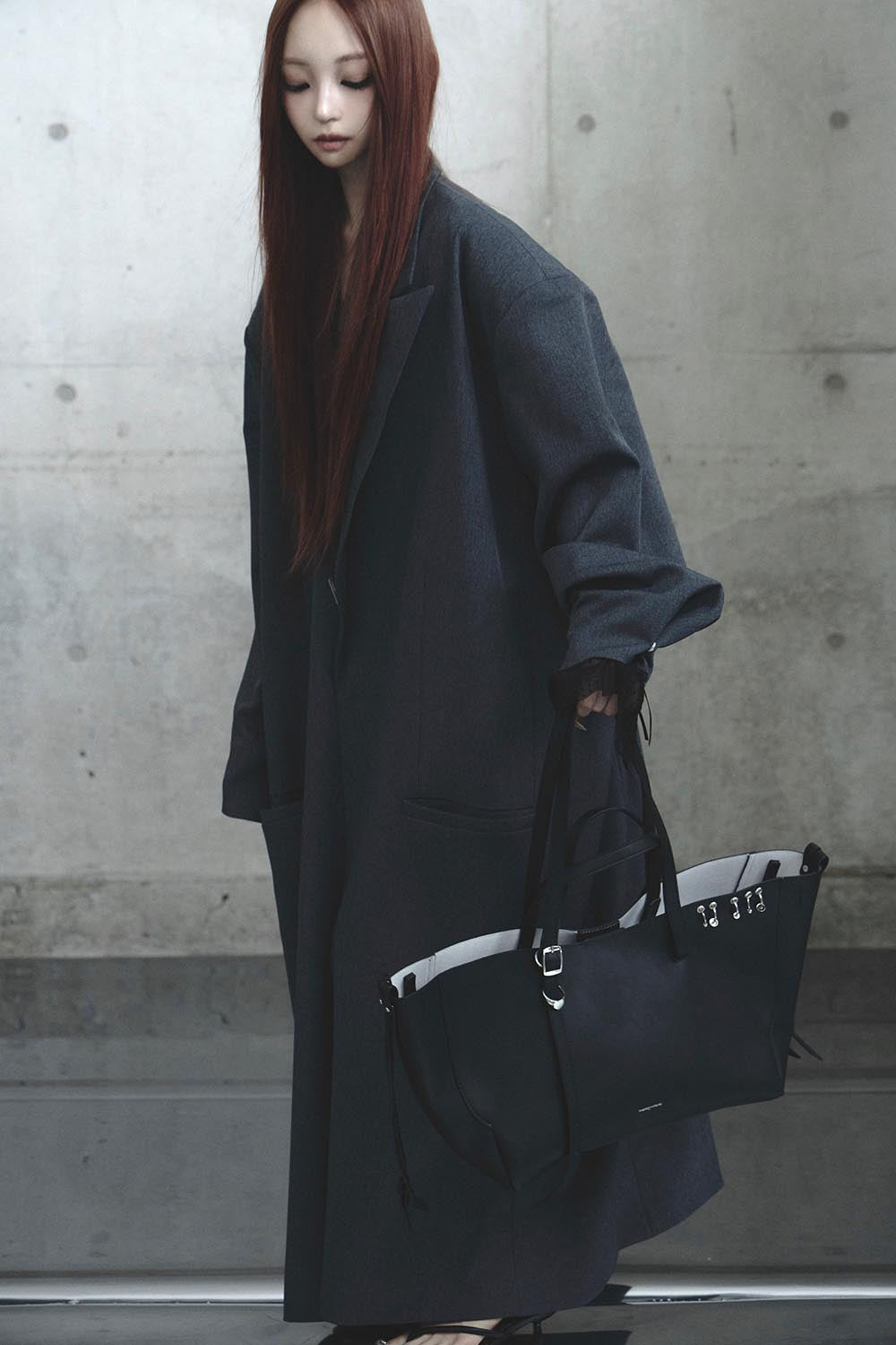 S maxi tailored coat