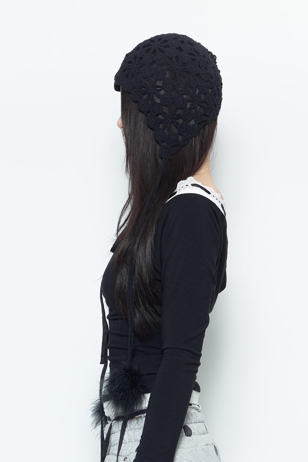S crochet beanie