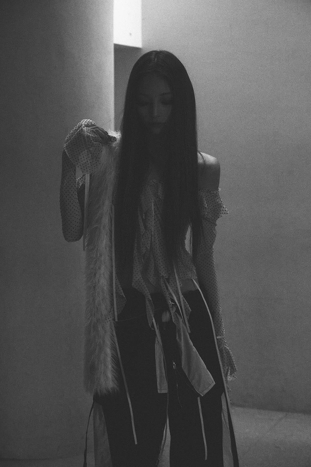 S dot flow frill tops theredthread 白 theredthread S dot flow frill tops - メルカリ