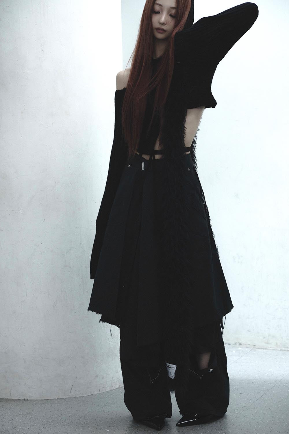 S double knee pants heart