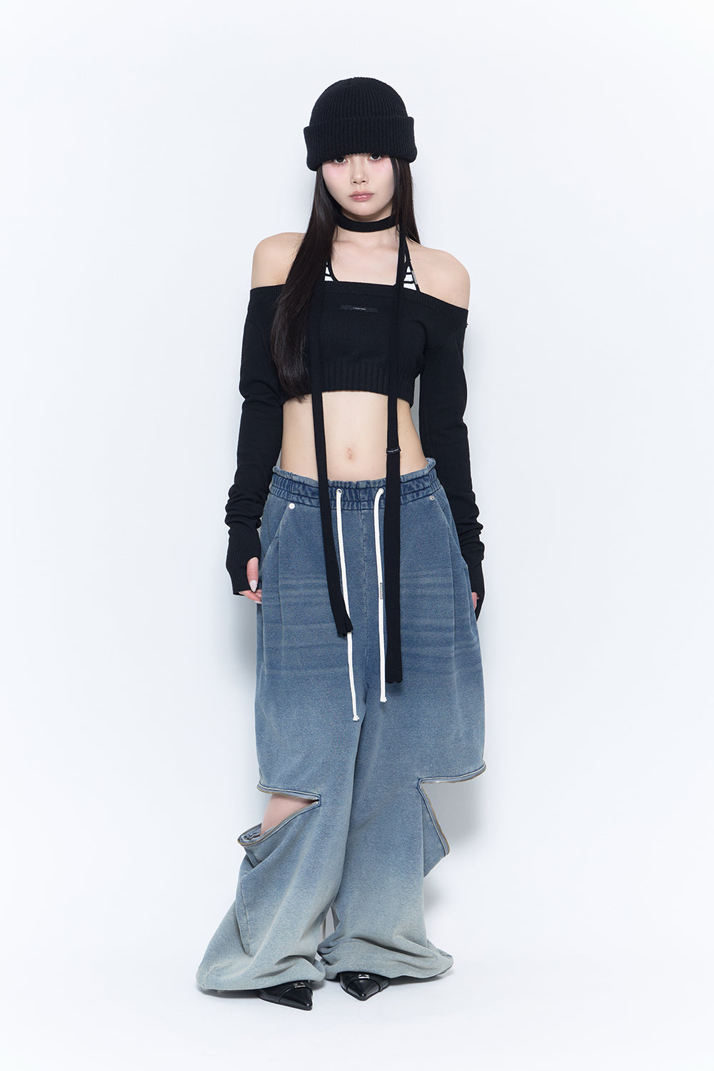 string knit cardigan　theredthread THEREDTHREAD / ザレッドスレッド】string knit cardigan
