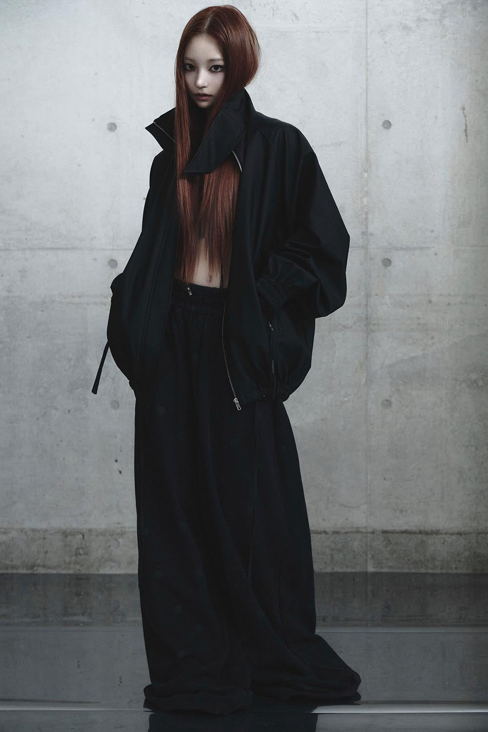 S overfit stitch jacket