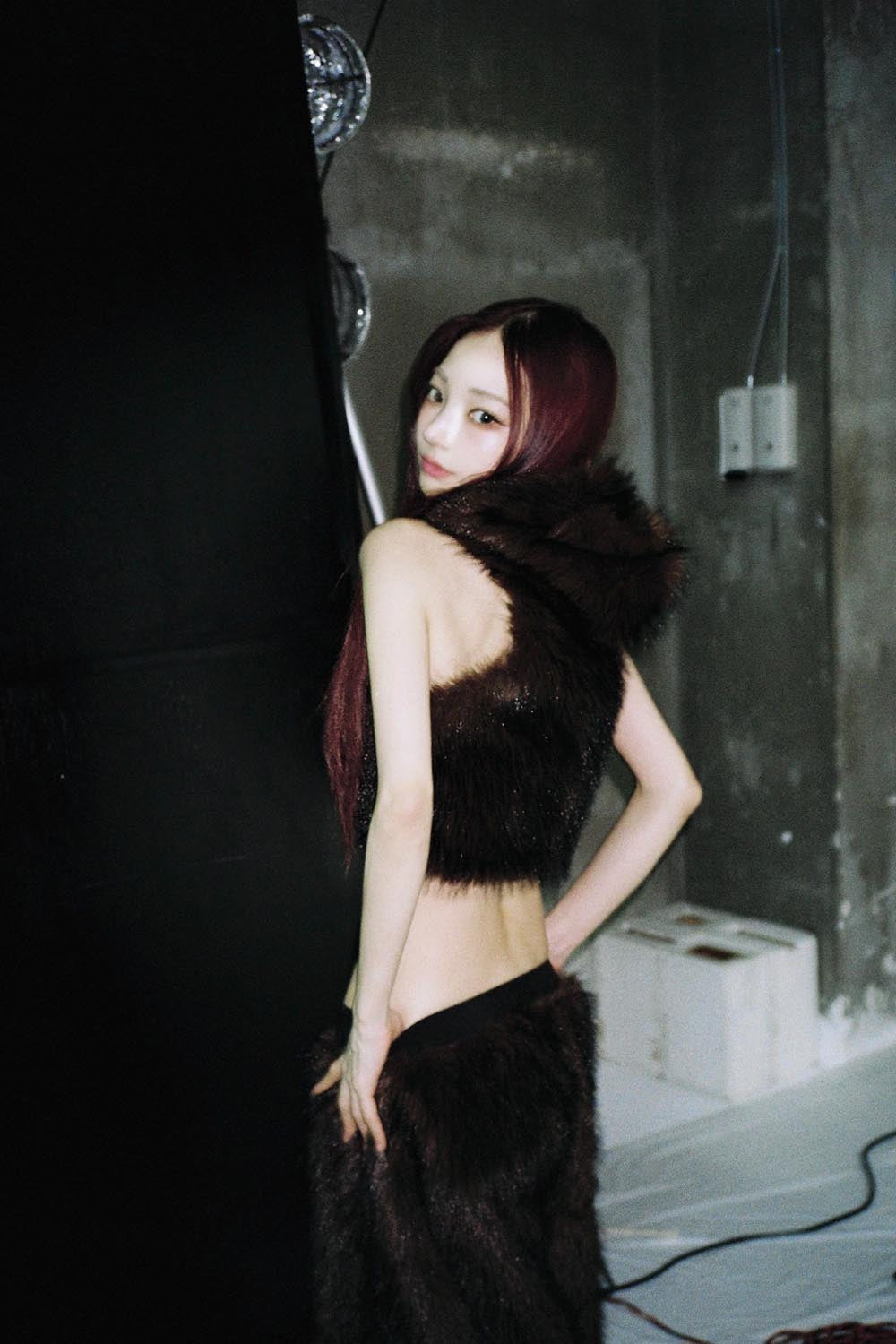 S flip fur vest