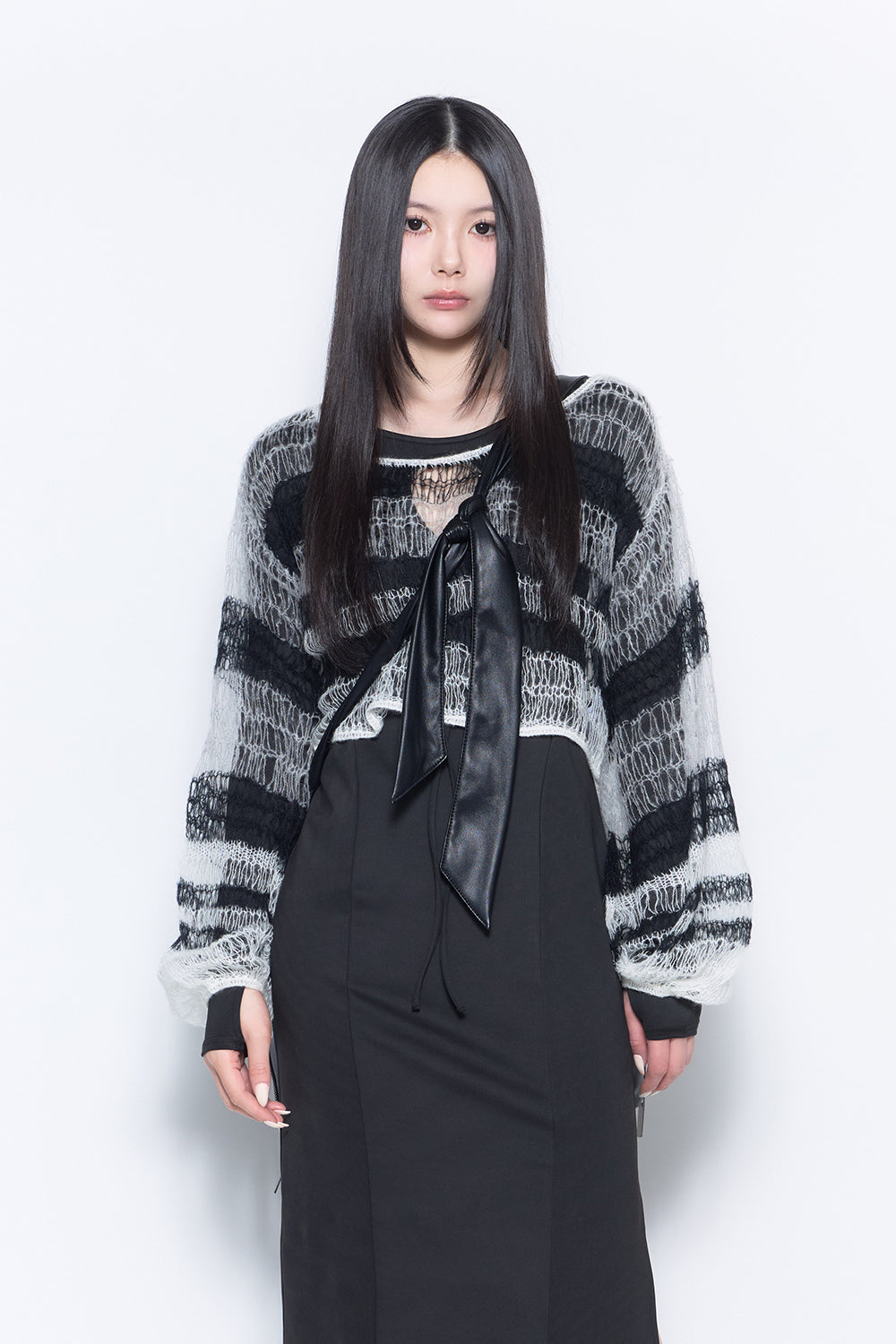 THEREDTHREAD / ザレッドスレッド】kitty cropped tops