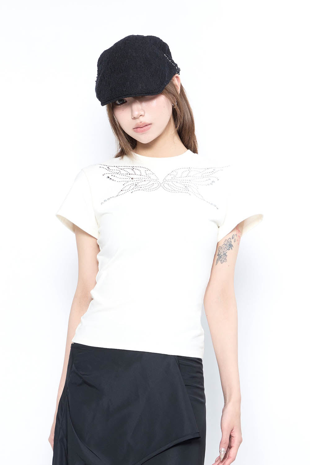 theredthread ホワイト S lace up hunting cap THEREDTHREAD】S lace up hunting cap